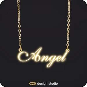 The Essential Name Necklace: Sparkling