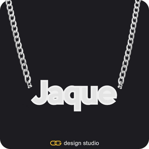 The Spotlight Double Plated Name Necklace