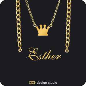 The Essential Name Necklace: Cuban chain