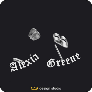 The Essential Stud Name Earrings