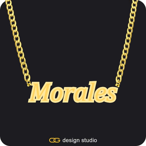 The Spotlight Double Plated Name Necklace