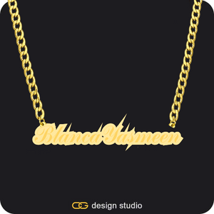 The Spotlight Double Plated Name Necklace