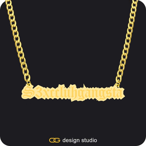 The Spotlight Double Plated Name Necklace