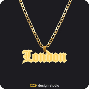 The Spotlight Double Plated Name Necklace