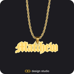 The Spotlight Double Plated Name Necklace