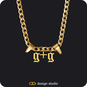 The Essential Name Necklace: Double Loop