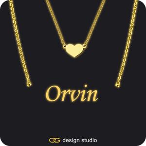The Essential Name Necklace: Glitter