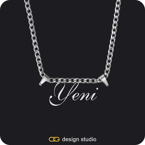 The Essential Name Necklace: Double Loop