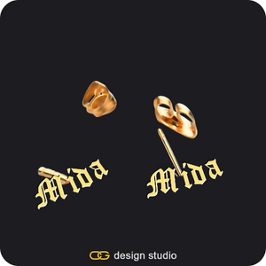 The Essential Stud Name Earrings