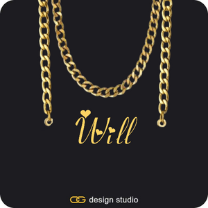 The Essential Name Necklace: Cuban chain