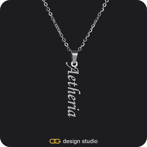 The Vertical Name Necklace