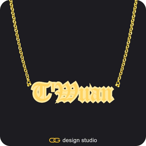 The Spotlight Double Plated Name Necklace