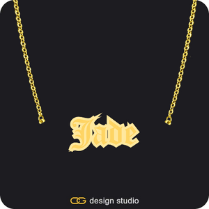The Spotlight Double Plated Name Necklace