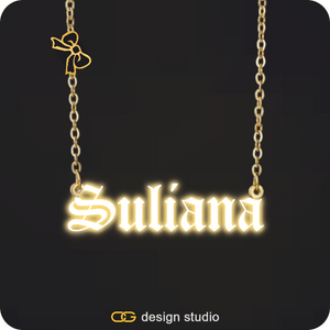 The Essential Name Necklace: Sparkling Charm