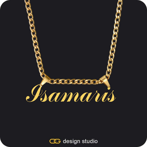 The Essential Name Necklace: Double Loop