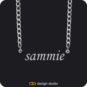 The Essential Name Necklace: Cuban chain