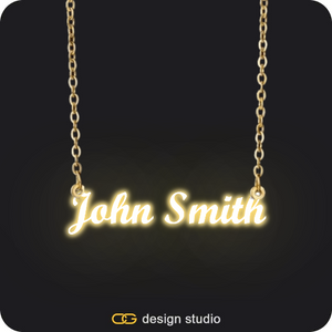 The Essential Name Necklace: Sparkling
