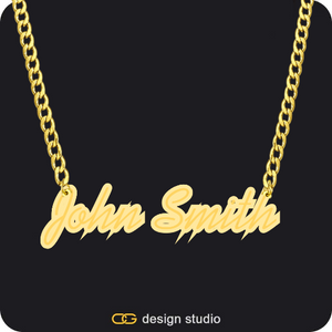 The Spotlight Double Plated Name Necklace