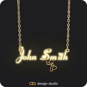 The Essential Name Necklace: Sparkling Charm