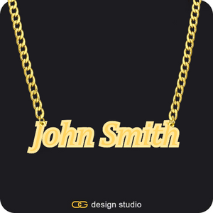 The Spotlight Double Plated Name Necklace