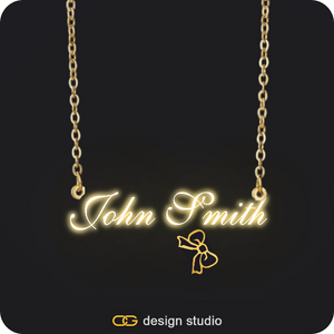 The Essential Name Necklace: Sparkling Charm