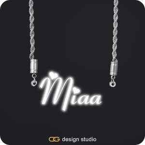 The Essential Name Necklace: Sparkling