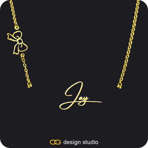 The Premier Script Name Necklace