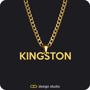 The Essential Name Necklace: Cuban chain
