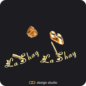 The Essential Stud Name Earrings