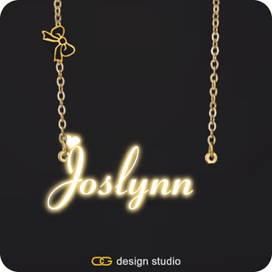 The Essential Name Necklace: Sparkling Charm