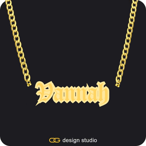 The Spotlight Double Plated Name Necklace
