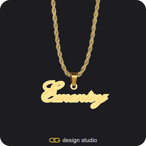 The Spotlight Double Plated Name Necklace