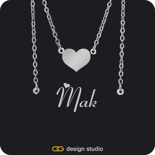 The Essential Name Necklace: Double Layer