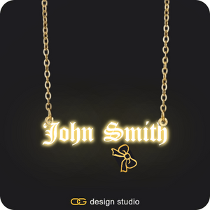 The Essential Name Necklace: Sparkling Charm