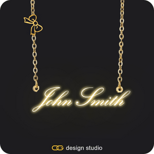 The Essential Name Necklace: Sparkling Charm