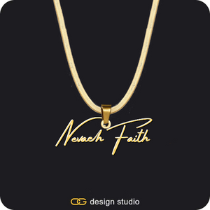 The Premier Script Name Necklace