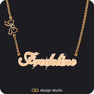 The Spotlight Double Plated Name Necklace