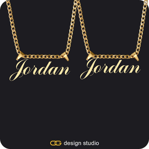 His & Hers Name Necklaces