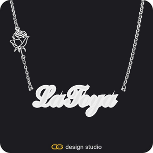 The Spotlight Double Plated Name Necklace