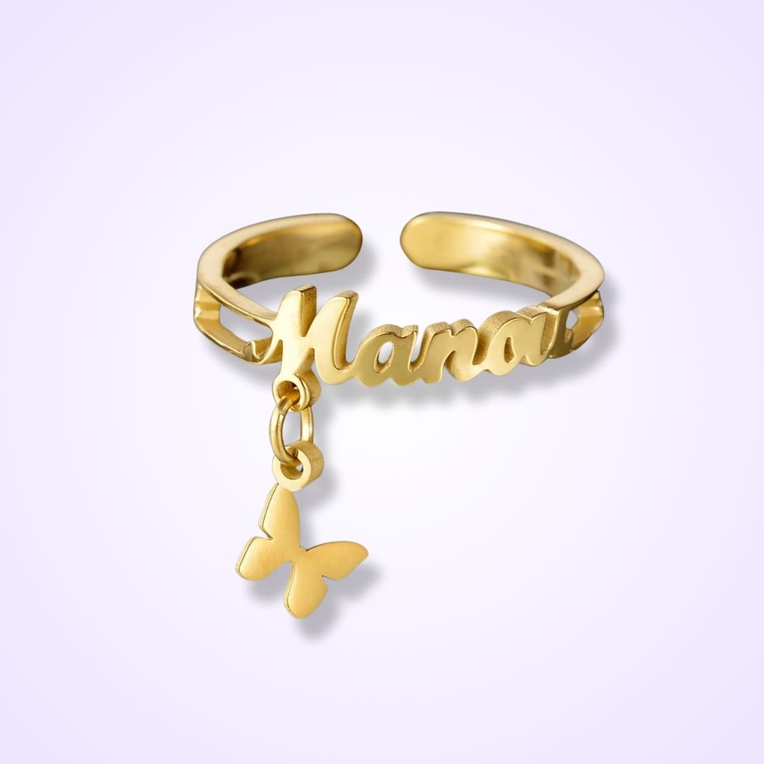 The Charm Name Ring