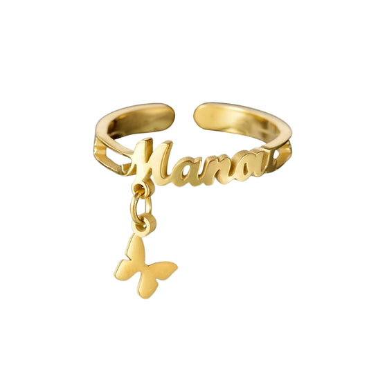 The Charm Name Ring