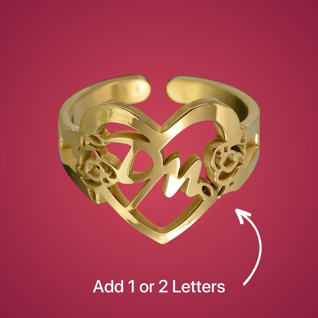 The Heartfelt Initial Ring