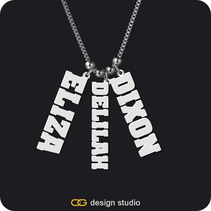 The Cascade Multiple Name Necklace