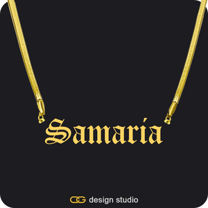 The Essential Snake Name Necklace