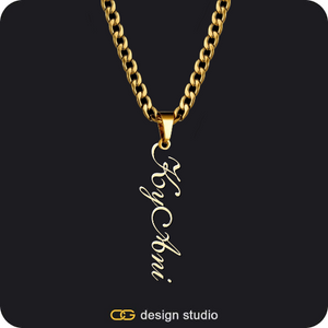 The Vertical Name Necklace