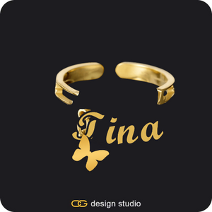 The Charm Name Ring