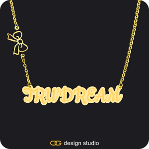 The Spotlight Double Plated Name Necklace