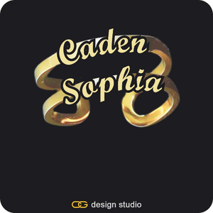 The Bold Name Ring