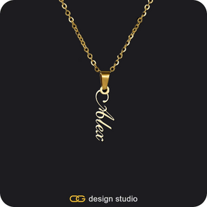 The Vertical Name Necklace