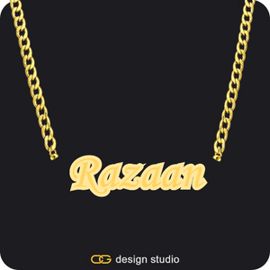The Spotlight Double Plated Name Necklace